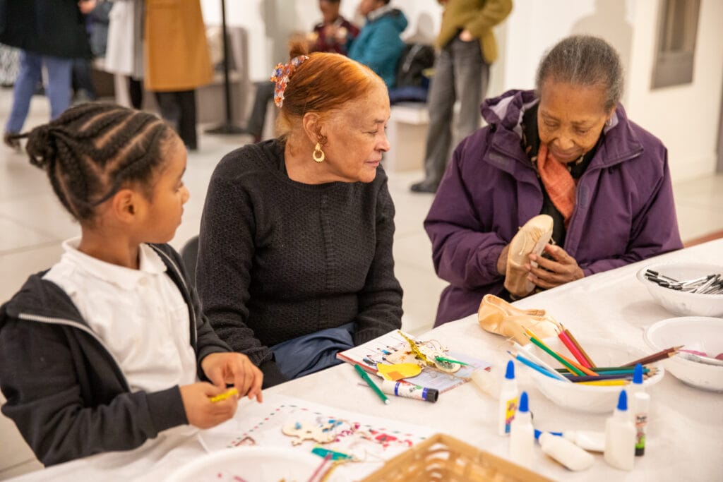community-day-2022-crafts-2 | Royal Academy of Dance Wandsworth community doing crafts during RAD Community Day