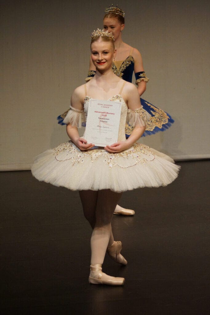 Tasmania 2025 Bursary finalist Ruby Symons | Royal Academy of Dance
