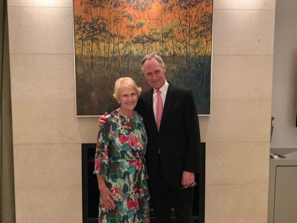 2019 AGM Luke Rittner and WA Panel Patron Gay Cruickshank | Royal Academy of Dance